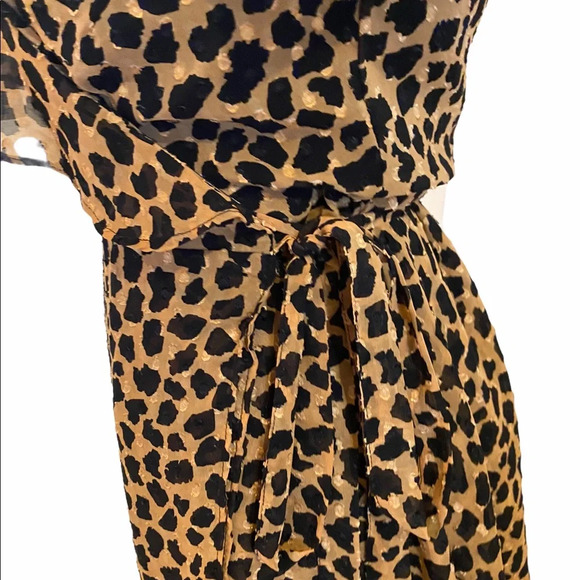 Free People Frenchie Leopard Print Wrap Dress - Picture 5 of 15